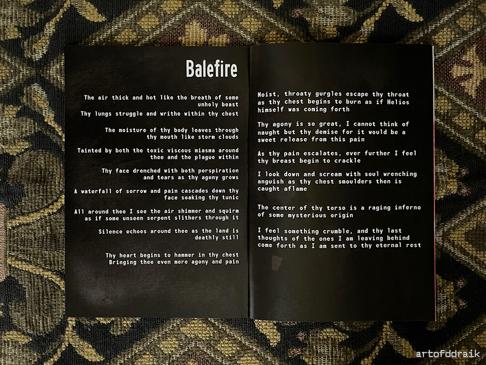 Sanguine, Carmine, & Gold